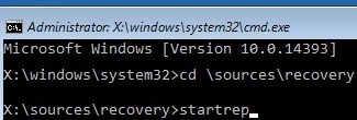 จะใช้และซ่อมแซม Windows Recovery Environment (WinRE) บน Windows 10 ได้อย่างไร? 