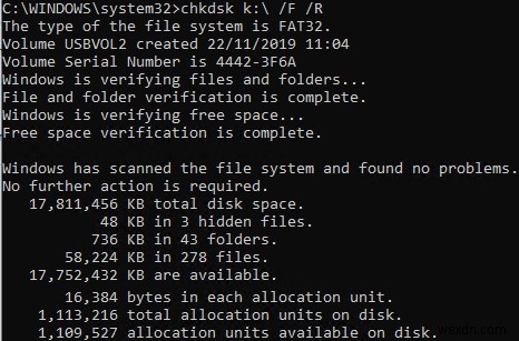 CHKDSK:จะตรวจสอบและซ่อมแซมข้อผิดพลาดของฮาร์ดไดรฟ์ใน Windows 10 ได้อย่างไร 