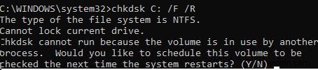 CHKDSK:จะตรวจสอบและซ่อมแซมข้อผิดพลาดของฮาร์ดไดรฟ์ใน Windows 10 ได้อย่างไร 