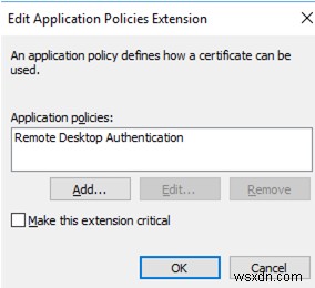 การรักษาความปลอดภัยการเชื่อมต่อ RDP ด้วยใบรับรอง SSL/TLS ที่เชื่อถือได้ 