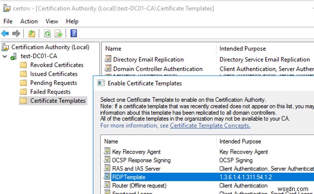 การรักษาความปลอดภัยการเชื่อมต่อ RDP ด้วยใบรับรอง SSL/TLS ที่เชื่อถือได้ 