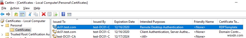 การรักษาความปลอดภัยการเชื่อมต่อ RDP ด้วยใบรับรอง SSL/TLS ที่เชื่อถือได้ 