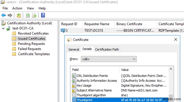 การรักษาความปลอดภัยการเชื่อมต่อ RDP ด้วยใบรับรอง SSL/TLS ที่เชื่อถือได้ 