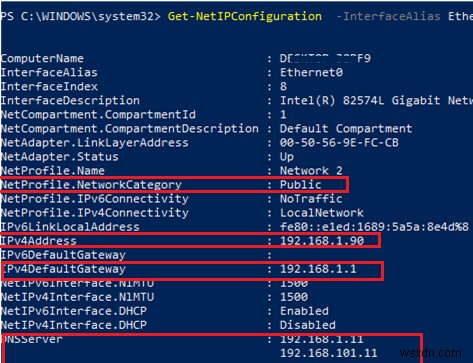 การกำหนดค่าการตั้งค่าอะแดปเตอร์เครือข่ายด้วย PowerShell:ที่อยู่ IP, DNS, เกตเวย์เริ่มต้น, เส้นทางแบบคงที่ 