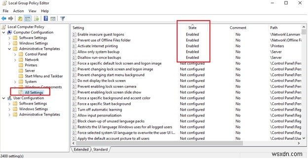 รีเซ็ตการตั้งค่า Local Group Policy ใน Windows 