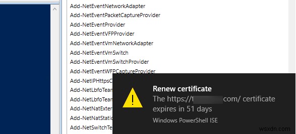 การตรวจสอบวันหมดอายุใบรับรอง SSL/TLS ด้วย PowerShell 