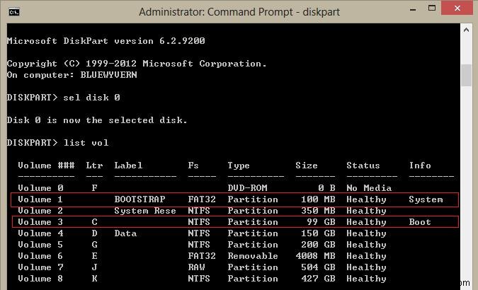 จะซ่อมแซม EFI / GPT Bootloader บน Windows 10 ได้อย่างไร 