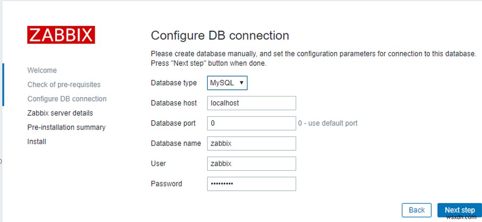 คู่มือการติดตั้งและกำหนดค่าพื้นฐาน Zabbix 