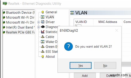 การกำหนดค่าอินเทอร์เฟซ VLAN บน Windows 10/Windows Server 2016 