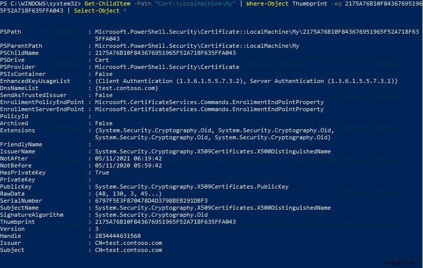 วิธีสร้างใบรับรองที่ลงนามเองใน Windows ด้วย PowerShell 