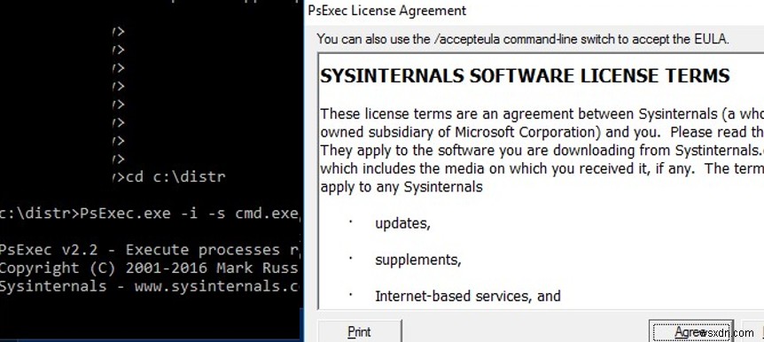 จะรัน CMD/Program ภายใต้ SYSTEM (LocalSystem) ใน Windows ได้อย่างไร? 