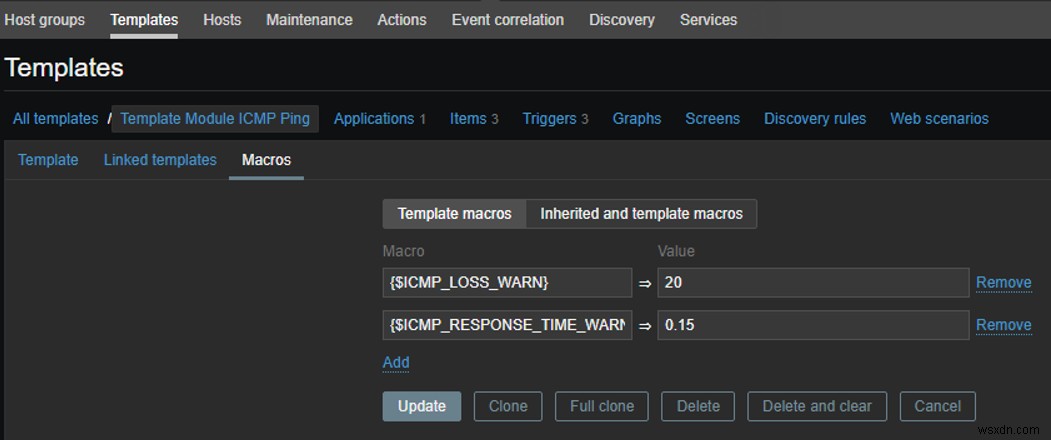 Zabbix – การตรวจสอบ ICMP Ping อย่างง่าย 