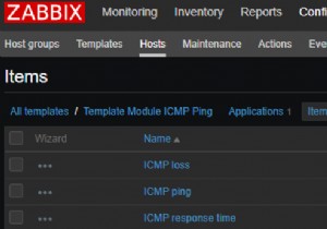 Zabbix – การตรวจสอบ ICMP Ping อย่างง่าย 