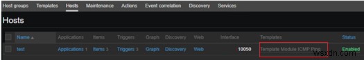 Zabbix – การตรวจสอบ ICMP Ping อย่างง่าย 