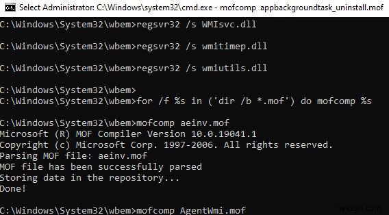 จะแก้ไขปัญหา ซ่อมแซม และสร้าง WMI Repository ใหม่ได้อย่างไร 