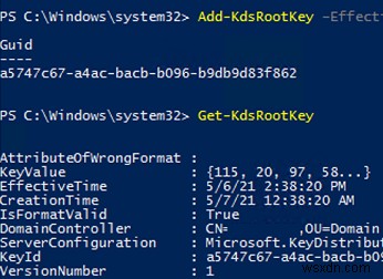 การใช้บัญชีบริการที่มีการจัดการ (MSA และ gMSA) ใน Active Directory 