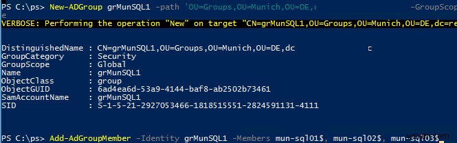 การใช้บัญชีบริการที่มีการจัดการ (MSA และ gMSA) ใน Active Directory 