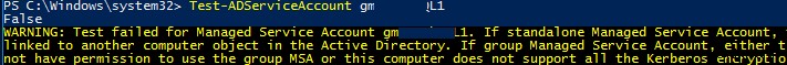 การใช้บัญชีบริการที่มีการจัดการ (MSA และ gMSA) ใน Active Directory 