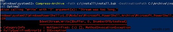 วิธีสร้างไฟล์ ZIP และแตกไฟล์ด้วย PowerShell 