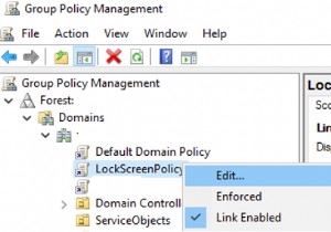 เปิดใช้งาน Windows Lock Screen หลังจากไม่มีการใช้งานผ่าน GPO 