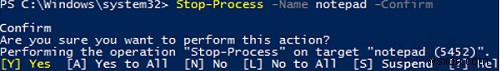 การจัดการกระบวนการ Windows ด้วย PowerShell 