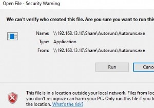 วิธีปิดการใช้งาน  เปิดไฟล์ - คำเตือนความปลอดภัย  ใน Windows 10 