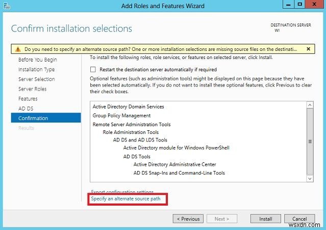 ทำความสะอาดโฟลเดอร์ WinSXS อย่างปลอดภัยใน Windows Server 2012 