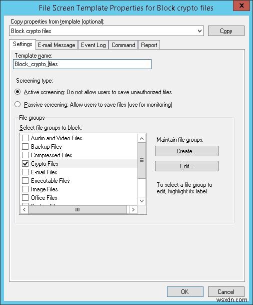 การใช้ FSRM บน Windows File Server เพื่อป้องกัน Ransomware 