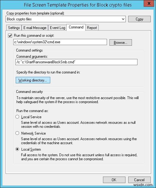 การใช้ FSRM บน Windows File Server เพื่อป้องกัน Ransomware 