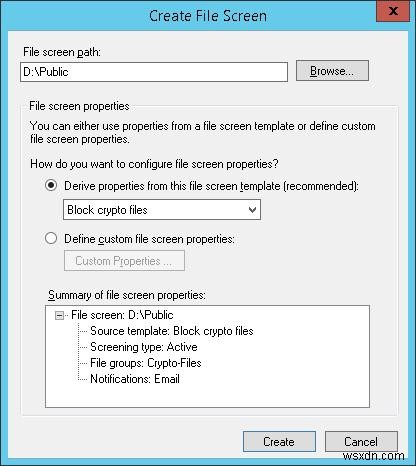 การใช้ FSRM บน Windows File Server เพื่อป้องกัน Ransomware 