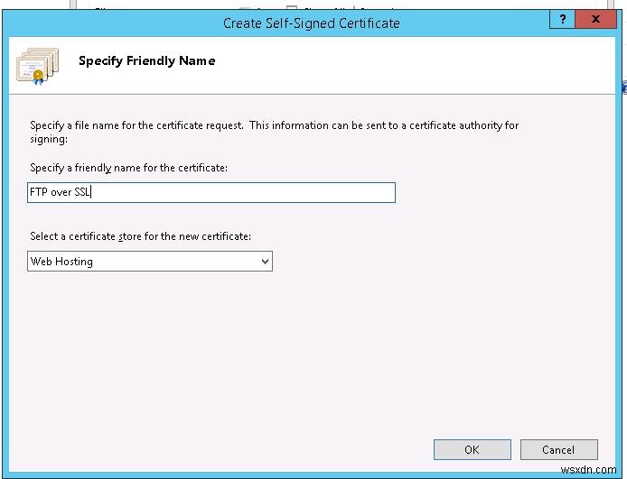 FTP ผ่าน SSL (FTPS) บน Windows Server 2012 R2 