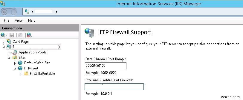 FTP ผ่าน SSL (FTPS) บน Windows Server 2012 R2 