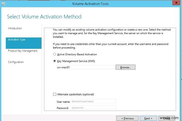 การติดตั้งเซิร์ฟเวอร์ KMS บน Windows Server 2012 R2 