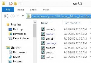 การจัดการเครื่องพิมพ์จากพรอมต์คำสั่งใน Windows 10 / 8.1 