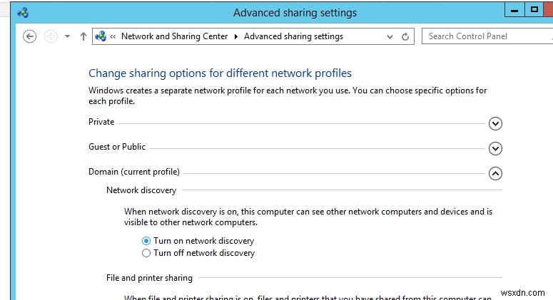 การกำหนดค่าเซิร์ฟเวอร์สแกนแบบกระจายบน Windows Server 2012 R2 