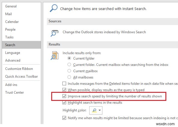 แก้ไข:การค้นหา Microsoft Outlook ไม่ทำงานบน Windows 10/11 