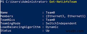 วิธีกำหนดค่า NIC Teaming บน Windows Server 2019/2016 และ Windows 10 