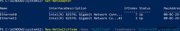 วิธีกำหนดค่า NIC Teaming บน Windows Server 2019/2016 และ Windows 10 