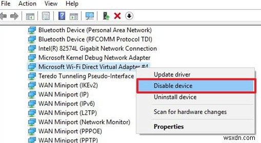 จะปิดการใช้งานหรือลบ Microsoft Wi-Fi Direct Virtual Adapter ใน Windows ได้อย่างไร? 