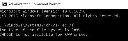 การกู้คืนไฟล์จากพาร์ติชั่น RAW โดยใช้ TestDisk 