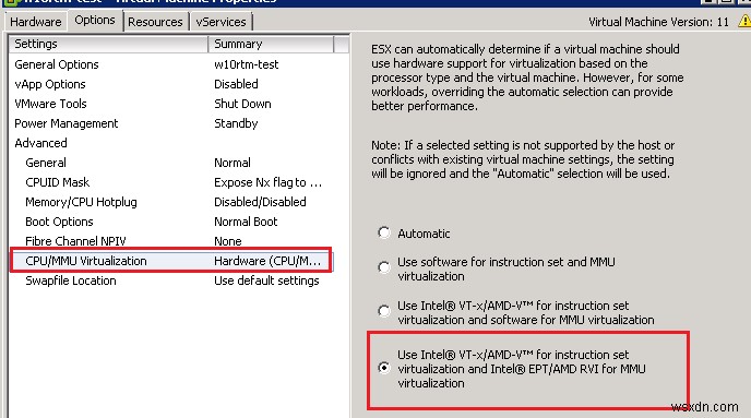 วิธีการติดตั้ง Hyper-V Role ใน Windows 10 VM ภายใต้ VMWare ESXi 