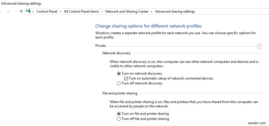 วิธีแชร์ไฟล์และเครื่องพิมพ์โดยไม่มีโฮมกรุ๊ปใน Windows 10 