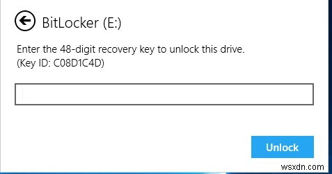 การใช้เครื่องมือซ่อมแซม BitLocker เพื่อกู้คืนข้อมูลบนไดรฟ์ที่เข้ารหัส 