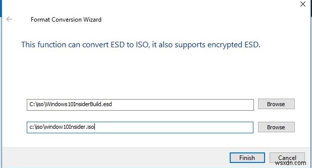 วิธีแปลง Install.ESD เป็นอิมเมจ .ISO ที่สามารถบู๊ตได้ใน Windows 10 