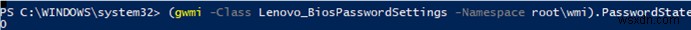 การใช้ PowerShell เพื่อดูและเปลี่ยนการตั้งค่า BIOS 