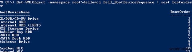 การใช้ PowerShell เพื่อดูและเปลี่ยนการตั้งค่า BIOS 