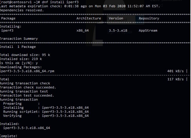 การใช้ iPerf เพื่อทดสอบความเร็วเครือข่ายและแบนด์วิดท์ (ทรูพุต) 