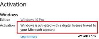 การเปิดใช้งาน Windows 10 อีกครั้งหลังจากอัปเกรดฮาร์ดแวร์หรือติดตั้งใหม่ 
