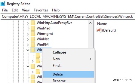 ข้อผิดพลาดของโปรโตคอลเครือข่าย Windows 10:ไม่มีรายการรีจิสทรีของ Windows Sockets 